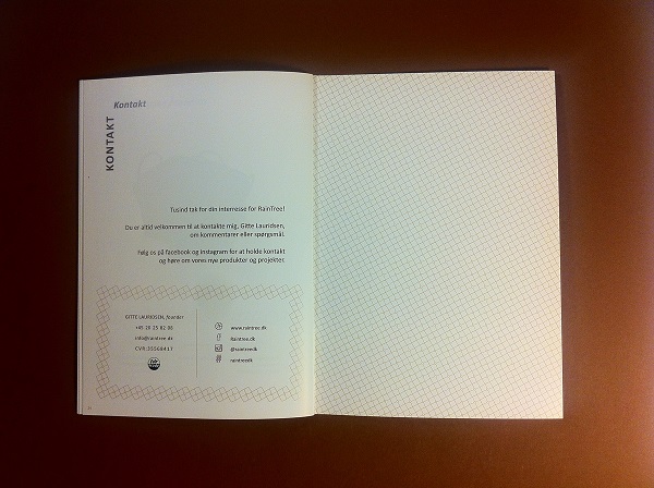 Consultancy-RainTree-Catalog-Contact-Hamide-Design-Studio Spread from "RainTree" catalog