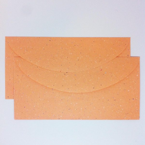 Envelope in pink organic paper