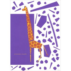 "Animinimalistic: the Giraffe" print