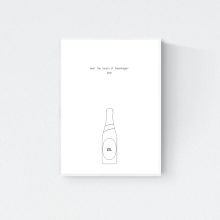 "Meet the Locals of Copenhagen: Beer" print in white frame