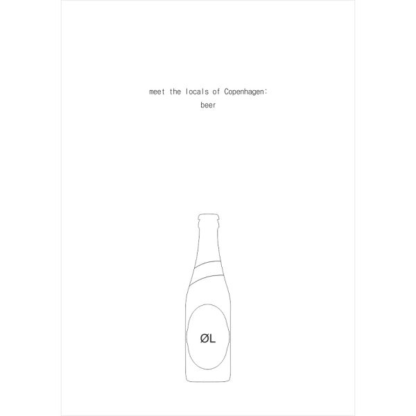 "Meet the Locals of Copenhagen: Beer" print