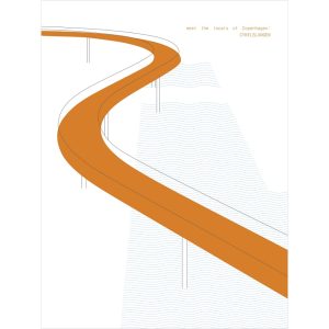 "Meet the Locals of Copenhagen: Cykelslangen" print