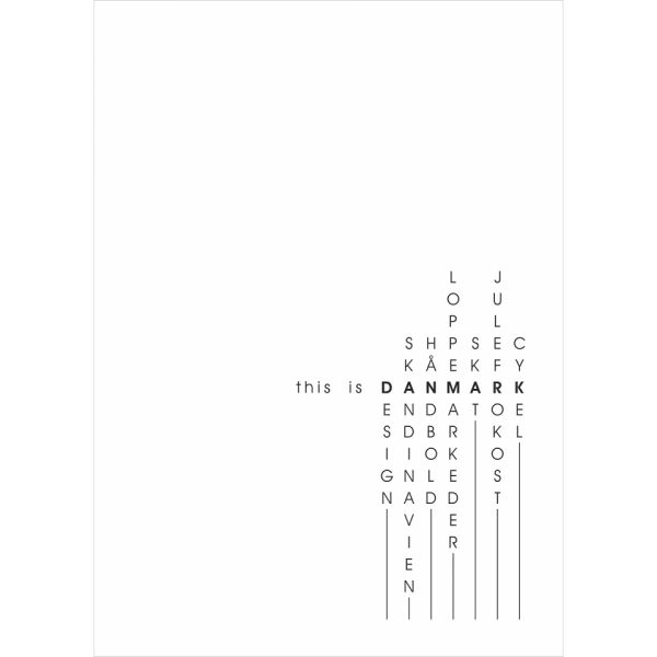 "This is Danmark" print