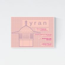 "Lyran #2" print in oak frame