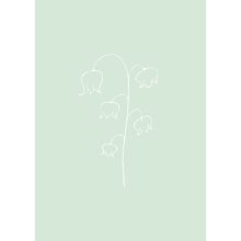 "It Smells Spring: Green Flower" print