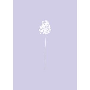 "It Smells Spring: Lila Flower" print