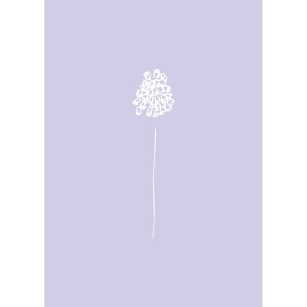 "It Smells Spring: Lila Flower" print