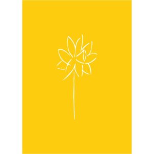 "It Smells Spring: Yellow Flower" print