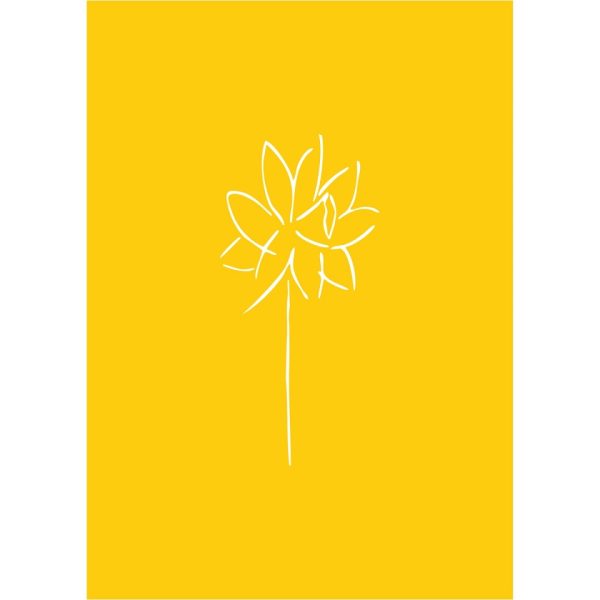 "It Smells Spring: Yellow Flower" print