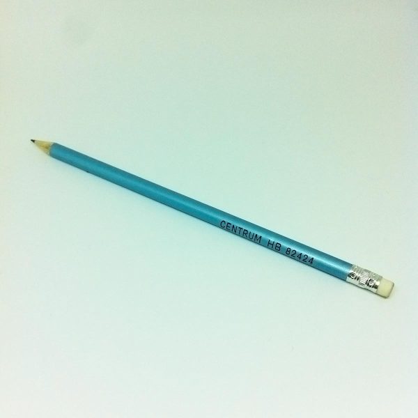 Centrum pencil in blue shiny skin