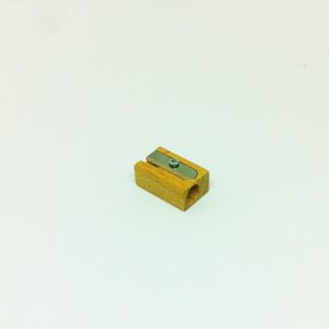 Pencil sharpener in wood