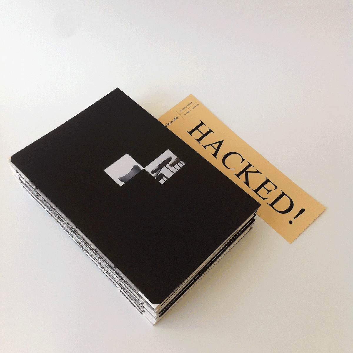 Collaborations-Mater-Earth-Gallery-Hacked-Notebook "Hacked!" notebooks designed for Mater Earth Gallery