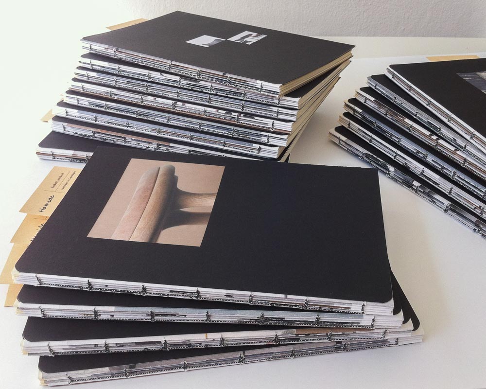 Collaborations-Hacked-Mater-Earth-Gallery-Notebooks-5-Hamide-Design-Studio "Hacked!" notebooks for Mater Earth Gallery stacked