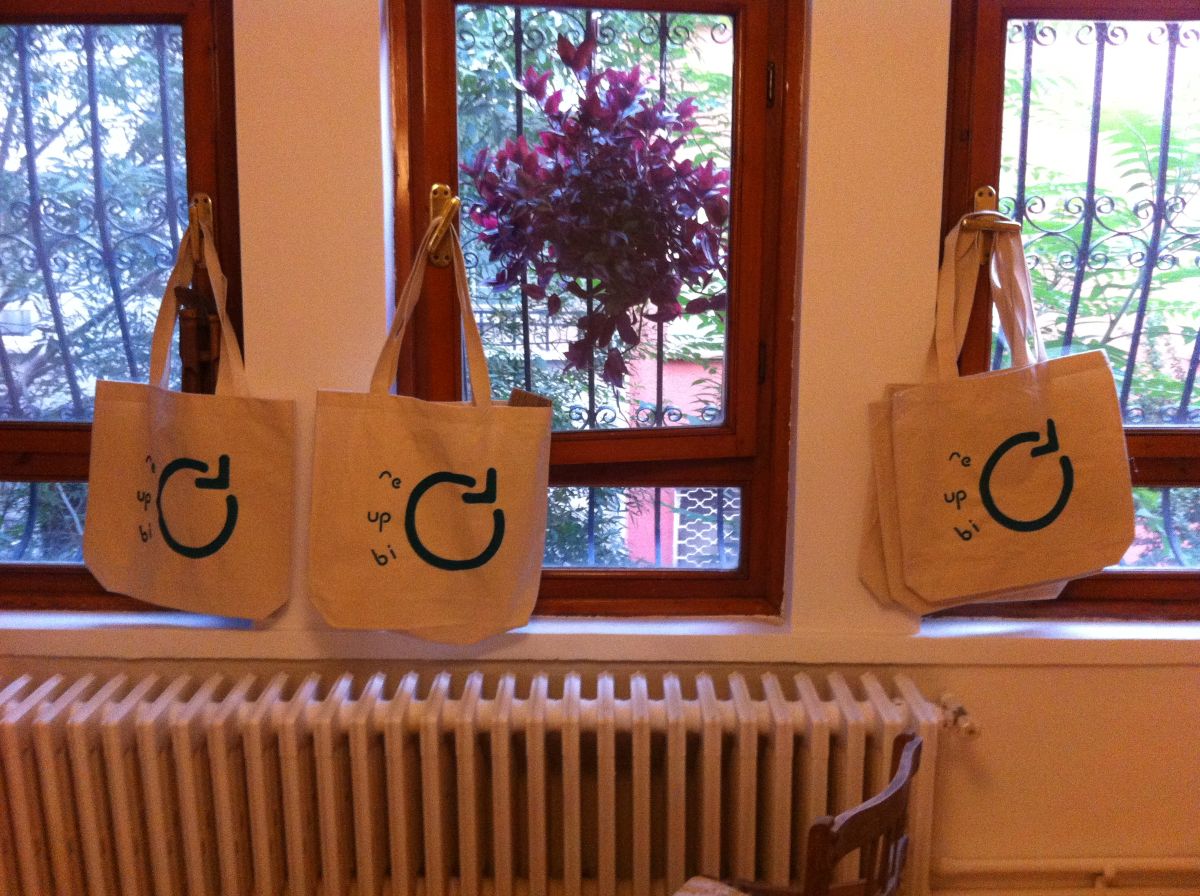 Blog-Recycle-Upcycle-Bicycle-Bags-Drying-Hamide-Design-Studio Re-Up-Bi-Cycle bags drying after silkscreen printing
