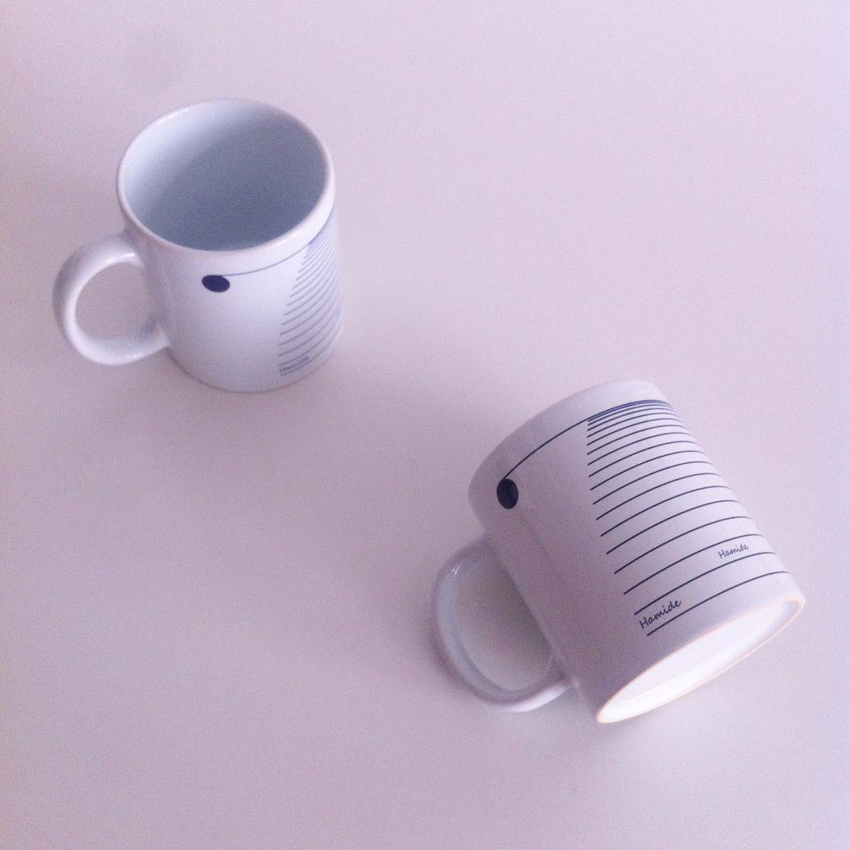 Blog-Officially-Seven-Coffee-Mugs-3-Hamide-Design-Studio Two pieces of 7th year coffee mugs