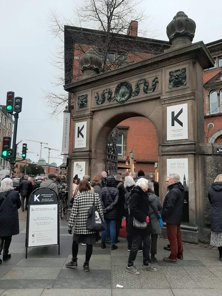 Blog-Here-We-Go-2020-Museum-Copenhagen-Opening-Hamide-Design-Studio Entrance of Museum of Copenhagen on the reopenning day