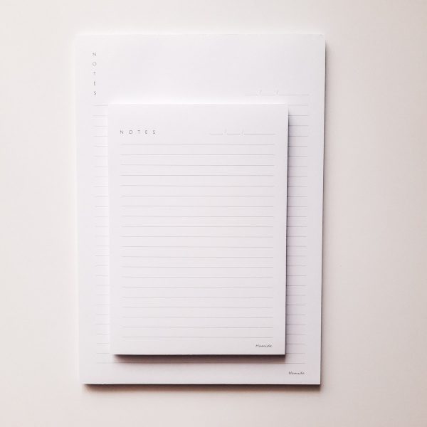 A6 and A5 size Hamide Basics notepad bundle