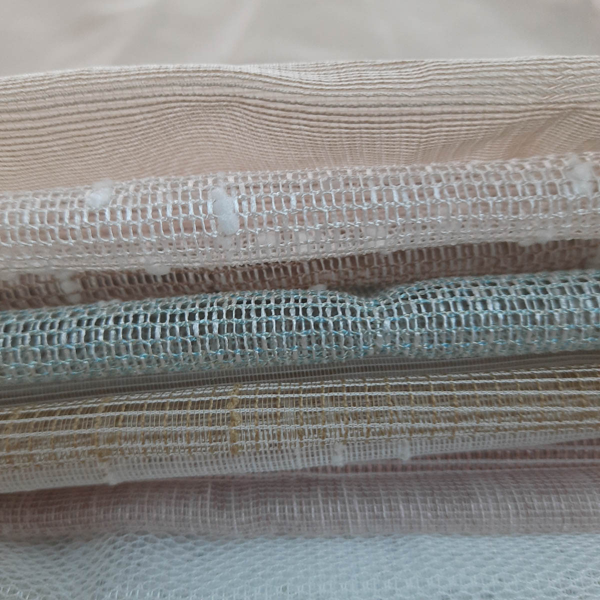 Close-up photo of the Hamide Originals Tulle Sacs showing diverse texture of the fabric