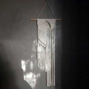 Macrame wall hanging in contemporary design