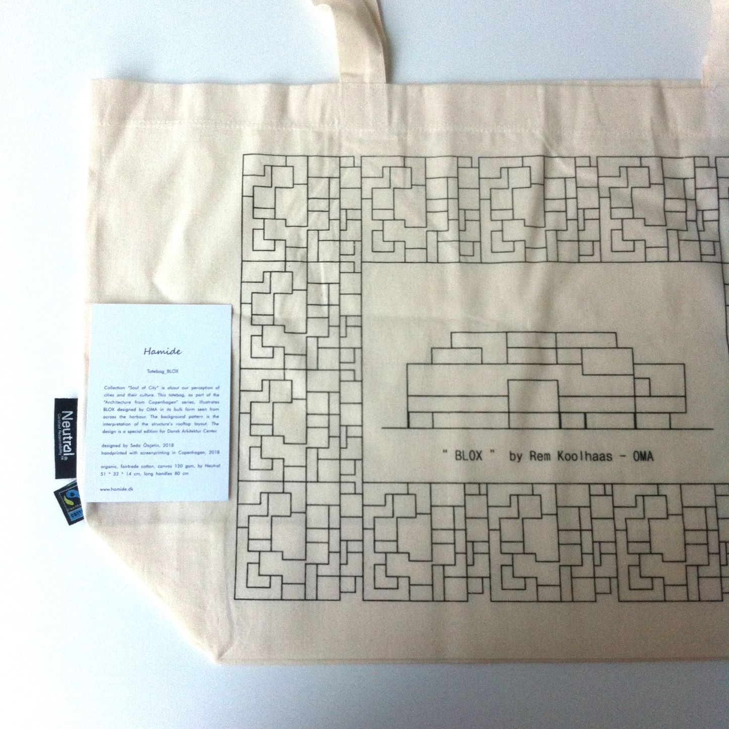 Collaborations-BLOX-DAC-Totebag-Closeup-Hamide-Design-Studio BLOX totebag closeup