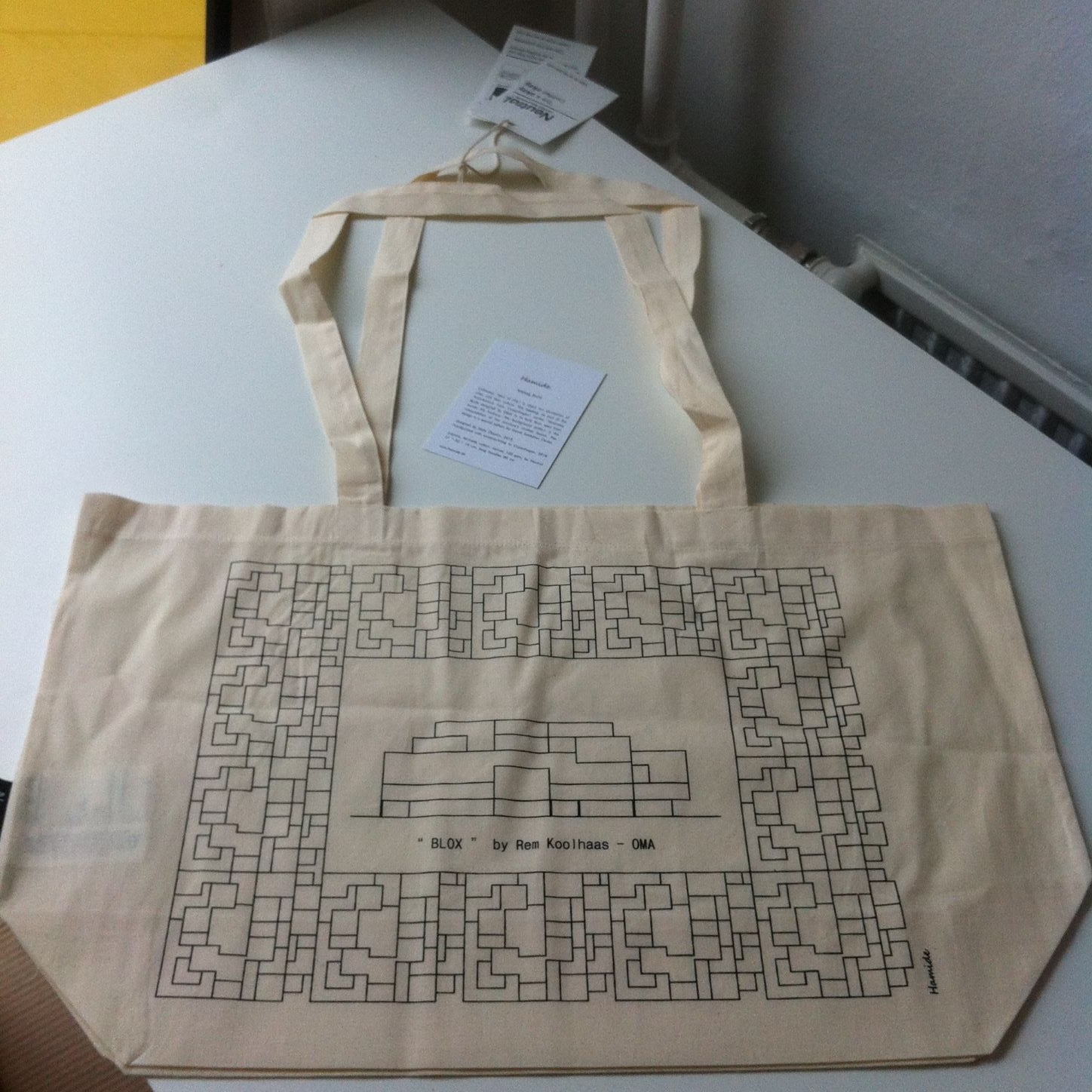 Collaborations-BLOX-DAC-Totebag-Full-Hamide-Design-Studio BLOX totebag