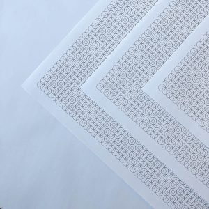 Geometric Love gift wraps repetitive circles