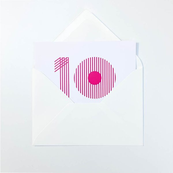 Hamide postcard '10' in an envelope