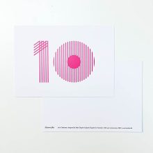 Front and back side of Hamide postcard '10'