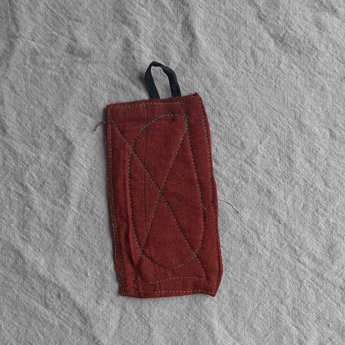 10thHamideDays-Leftovers-Potholders-3-Hamide-Design-Studio A potholder from leftover materials