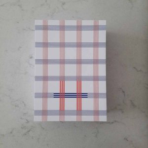 Ekose postcard with letter H