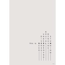 This is Berlin art print