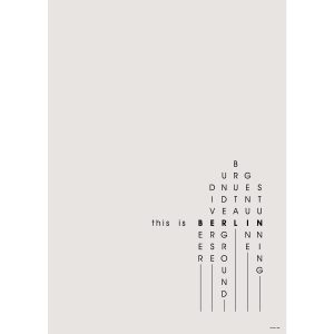 This is Berlin art print